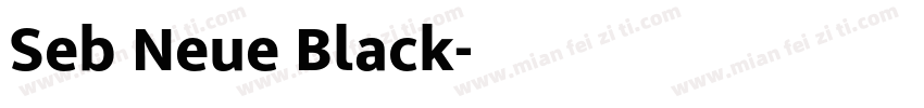 Seb Neue Black字体转换